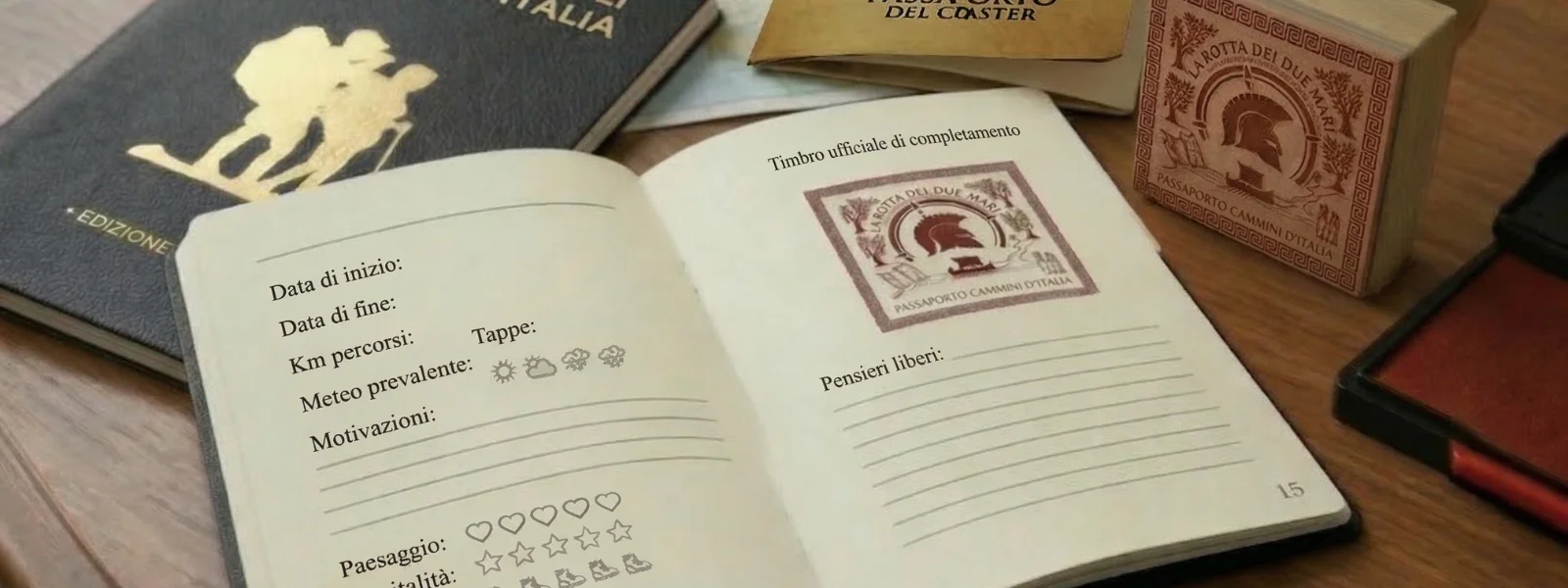 Passaporto Cammini d'Italia