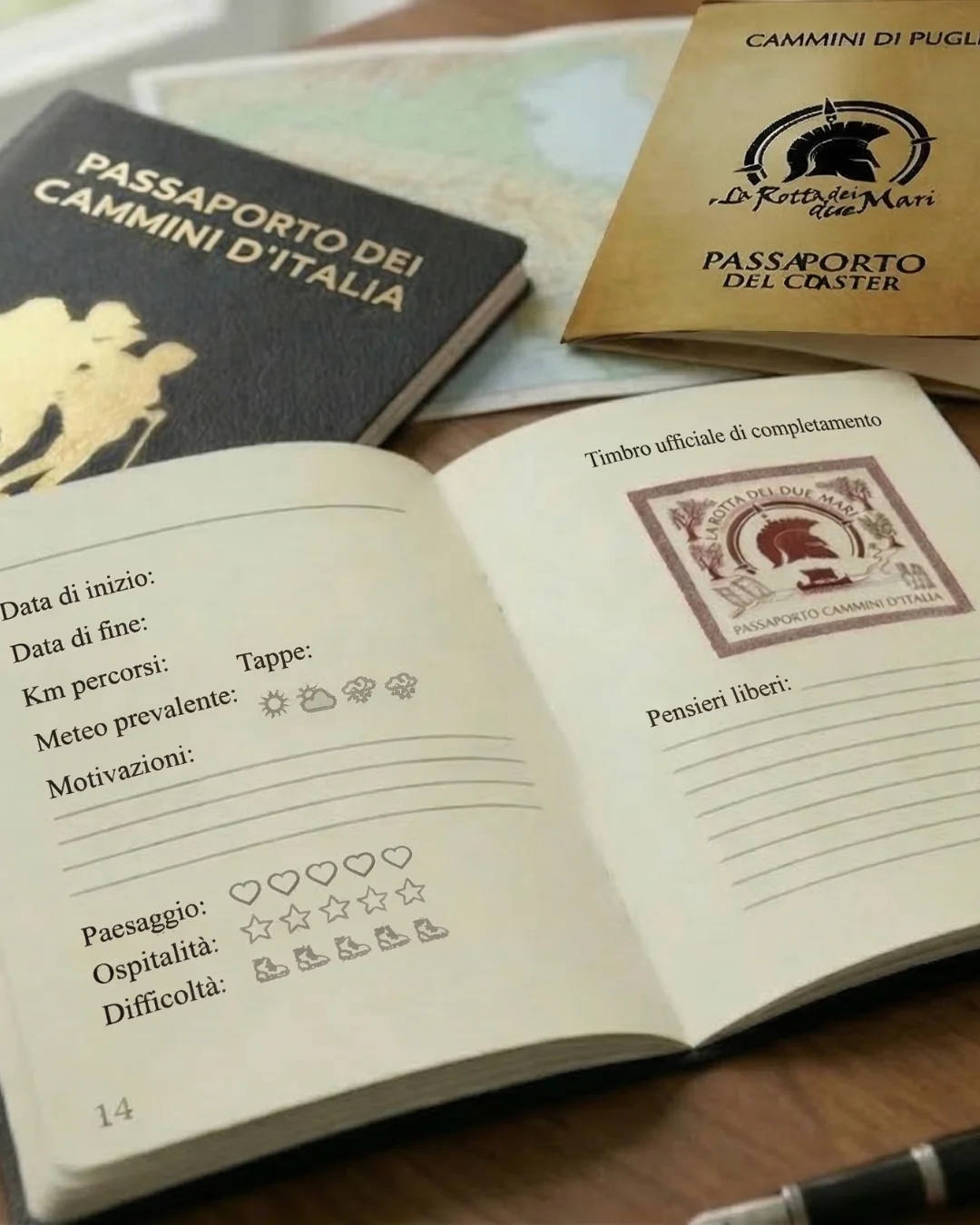 Passaporto Cammini d'Italia