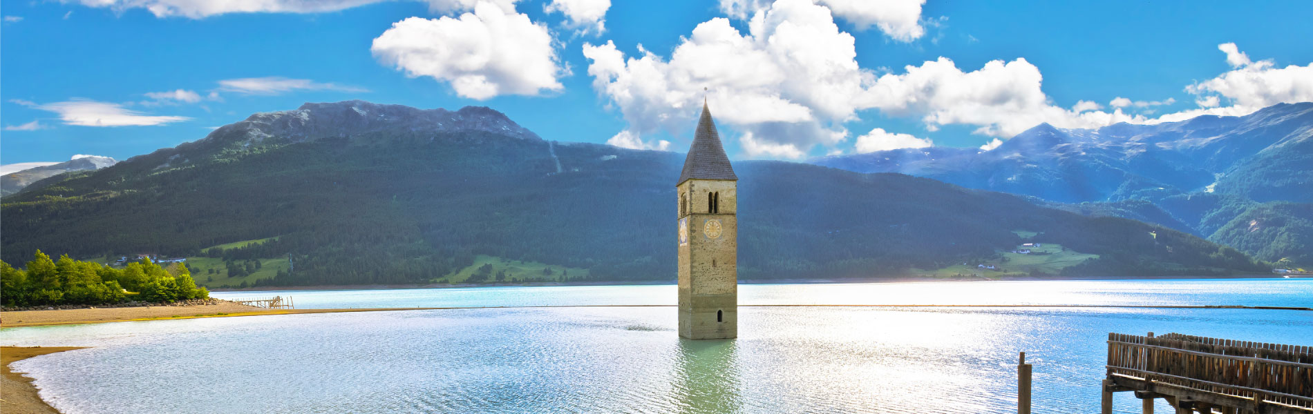 Curon e il Lago di Resia: la storia del campanile sommerso!